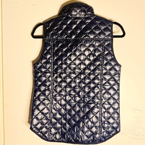 J.Crew Quilted Puffer Vest Navy XXS - Picture 5 of 8